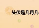 头伏是几月几号2020（头伏简介）