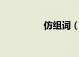 仿组词（仿读音及解释）