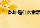 乾坤是什么意思最佳答案（乾坤解释）