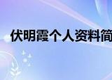 伏明霞个人资料简介（关于伏明霞的简介）