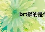 brt指的是什么（brt是什么）