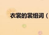 衣裳的裳组词（衣裳的裳组词有哪些）
