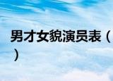 男才女貌演员表（电视剧男才女貌有哪些演员）