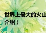 世界上最大的火山是什么（世界上最大的火山介绍）