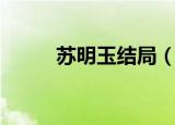 苏明玉结局（电视剧都挺好结局）