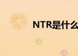 NTR是什么梗（NTR的意思）