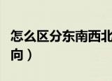 怎么区分东南西北（如何快速辨别东南西北方向）