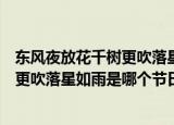 东风夜放花千树更吹落星如雨是什么节日（东风夜放花千树更吹落星如雨是哪个节日）