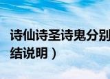 诗仙诗圣诗鬼分别是谁（诗仙诗圣诗佛诗鬼总结说明）