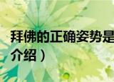 拜佛的正确姿势是什么（拜佛的正确姿势简单介绍）