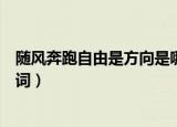 随风奔跑自由是方向是哪首歌（随风奔跑自由是方向完整歌词）