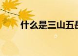 什么是三山五岳（三山五岳的意思）
