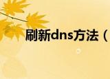 刷新dns方法（刷新dns方法是什么）