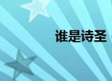 谁是诗圣（诗圣简单介绍）