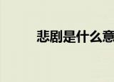 悲剧是什么意思（悲剧简单介绍）