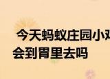  今天蚂蚁庄园小鸡考你问答 倒立着喝水水还会到胃里去吗