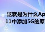  这就是为什么Apple不会在2019年iPhone 11中添加5G的原因