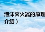 泡沫灭火器的原理是什么（泡沫灭火器的原理介绍）