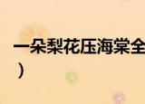一朵梨花压海棠全诗（一朵梨花压海棠的意思）