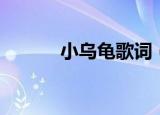 小乌龟歌词（小乌龟完整歌词）