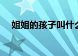 姐姐的孩子叫什么（姐姐的孩子叫外甥）
