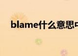 blame什么意思中文（blame什么意思）