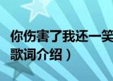 你伤害了我还一笑而过下一句（一笑而过完整歌词介绍）