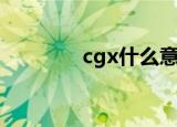 cgx什么意思（cgx的解释）