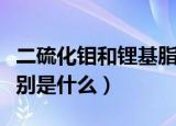 二硫化钼和锂基脂区别（二硫化钼和锂基脂区别是什么）