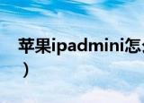 苹果ipadmini怎么越狱（教你如何快速越狱）