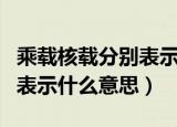 乘载核载分别表示什么意思（乘载和核载分别表示什么意思）