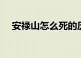 安禄山怎么死的历史上（安禄山的死因）