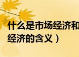 什么是市场经济和计划经济（市场经济和计划经济的含义）