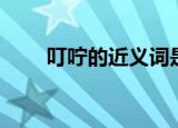 叮咛的近义词是什么（叮咛的意思）