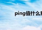 ping值什么意思（ping值简述）