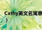 Cathy英文名寓意（Cathy英文名寓意是什么）