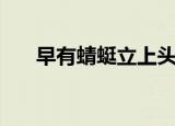 早有蜻蜓立上头的意思（你理解了吗）