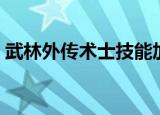 武林外传术士技能加点（术士技能加点分配）