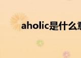 aholic是什么意思（aholic的意思）