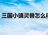 三国小镇灵兽怎么得（三国小镇灵兽如何得）