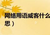 网络用语威客什么梗（网络用语威客是什么意思）