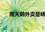 黑天鹅外卖是啥（黑天鹅外卖是什么）