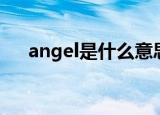 angel是什么意思中文（angel的意思）