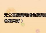 无公害蔬菜和绿色蔬菜哪个更安全（是无公害蔬菜好还说绿色蔬菜好）