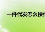 一件代发怎么操作（如何进行一件代发）
