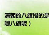 清朝的八旗指的是哪八旗（清朝的八旗指的是哪八旗呢）