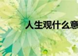 人生观什么意思（人生观的含义）