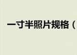一寸半照片规格（一寸半照片规格是多少）