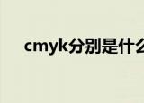 cmyk分别是什么颜色（什么是CMYK）