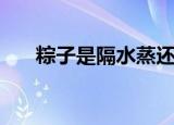 粽子是隔水蒸还是水煮（粽子怎么煮）